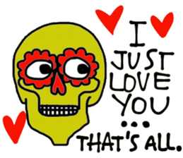 Skull Lover in January.(English Version) sticker #14285357
