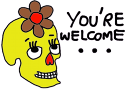 Skull Lover in January.(English Version) sticker #14285365