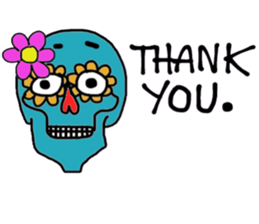 Skull Lover in January.(English Version) sticker #14285381