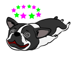 French Bulldog named Kon&Paff sticker #14285459