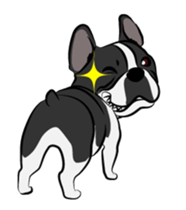French Bulldog named Kon&Paff sticker #14285460