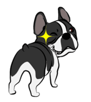 French Bulldog named Kon&Paff sticker #14285460