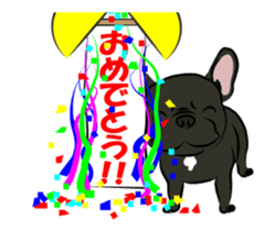 French Bulldog named Kon&Paff sticker #14285463