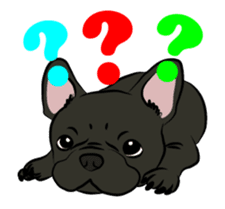 French Bulldog named Kon&Paff sticker #14285464