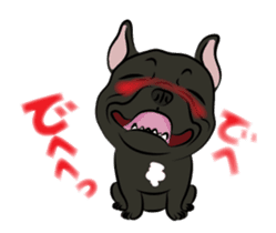 French Bulldog named Kon&Paff sticker #14285466