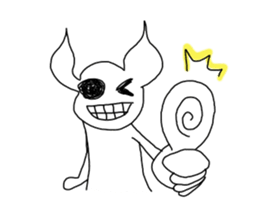 Big eyes... sticker #14285614