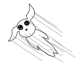 Big eyes... sticker #14285617