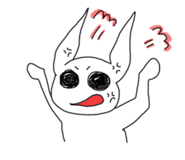 Big eyes... sticker #14285619