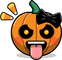 Pumpkin Patch - Halloween Emoji Meme sticker #14285744