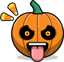 Pumpkin Patch - Halloween Emoji Meme sticker #14285745