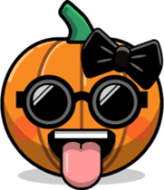 Pumpkin Patch - Halloween Emoji Meme sticker #14285746