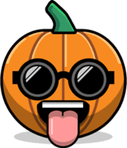 Pumpkin Patch - Halloween Emoji Meme sticker #14285747