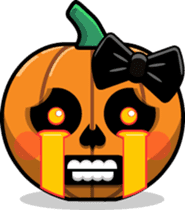 Pumpkin Patch - Halloween Emoji Meme sticker #14285752