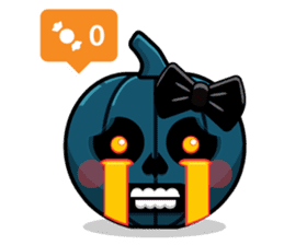 Pumpkin Patch - Halloween Emoji Meme sticker #14285754
