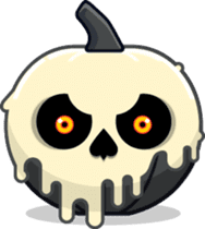 Pumpkin Patch - Halloween Emoji Meme sticker #14285778