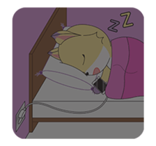 Miho and Lang's love story sticker #14286169