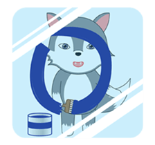 Miho and Lang's love story sticker #14286170