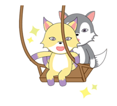 Miho and Lang's love story sticker #14286179