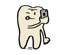 Mari's teeth 5 sticker #14286223