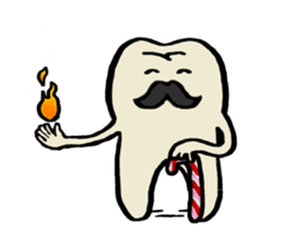 Mari's teeth 5 sticker #14286224