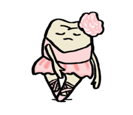 Mari's teeth 5 sticker #14286225