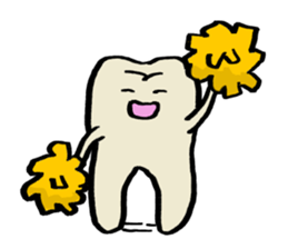 Mari's teeth 5 sticker #14286229