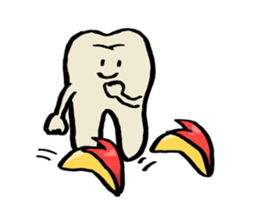 Mari's teeth 5 sticker #14286230