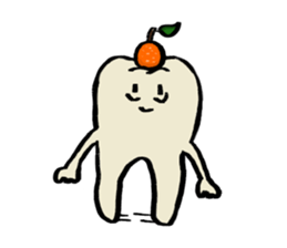 Mari's teeth 5 sticker #14286233