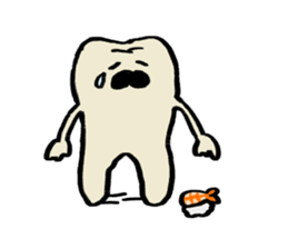 Mari's teeth 5 sticker #14286237