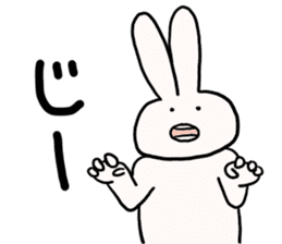 Unstable simple rabbit sticker #14286258