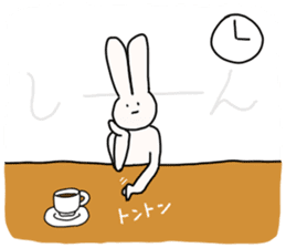Unstable simple rabbit sticker #14286283
