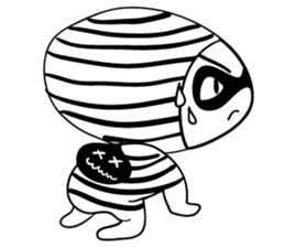 Blue thin Mushroomsss sticker #14286345