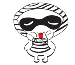 Blue thin Mushroomsss sticker #14286352