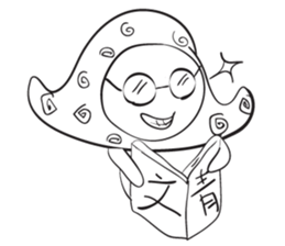 Blue thin Mushroomsss sticker #14286356
