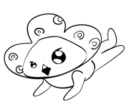 Blue thin Mushroomsss sticker #14286357