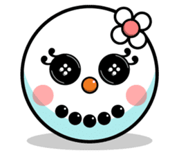 Snoji Face Stickers - Winter Emoji Meme sticker #14286670