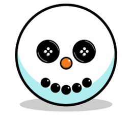 Snoji Face Stickers - Winter Emoji Meme sticker #14286671