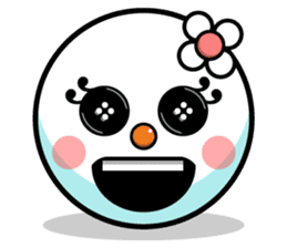 Snoji Face Stickers - Winter Emoji Meme sticker #14286672