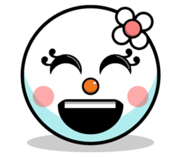 Snoji Face Stickers - Winter Emoji Meme sticker #14286674