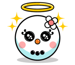Snoji Face Stickers - Winter Emoji Meme sticker #14286676