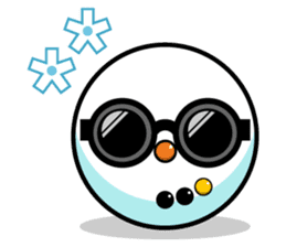 Snoji Face Stickers - Winter Emoji Meme sticker #14286681