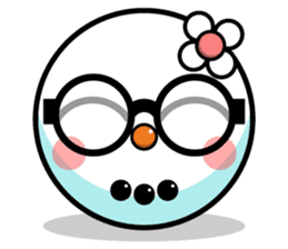 Snoji Face Stickers - Winter Emoji Meme sticker #14286682
