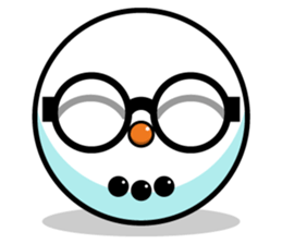 Snoji Face Stickers - Winter Emoji Meme sticker #14286683