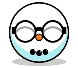 Snoji Face Stickers - Winter Emoji Meme sticker #14286683