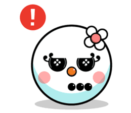 Snoji Face Stickers - Winter Emoji Meme sticker #14286690