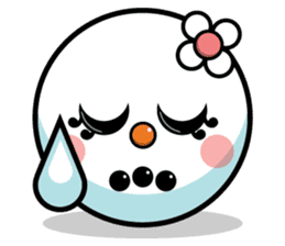 Snoji Face Stickers - Winter Emoji Meme sticker #14286692