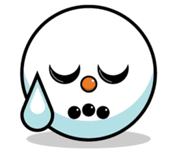 Snoji Face Stickers - Winter Emoji Meme sticker #14286693