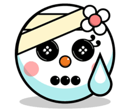 Snoji Face Stickers - Winter Emoji Meme sticker #14286696