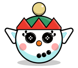 Snoji Face Stickers - Winter Emoji Meme sticker #14286705
