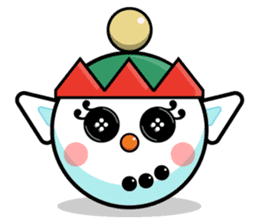 Snoji Face Stickers - Winter Emoji Meme sticker #14286705
